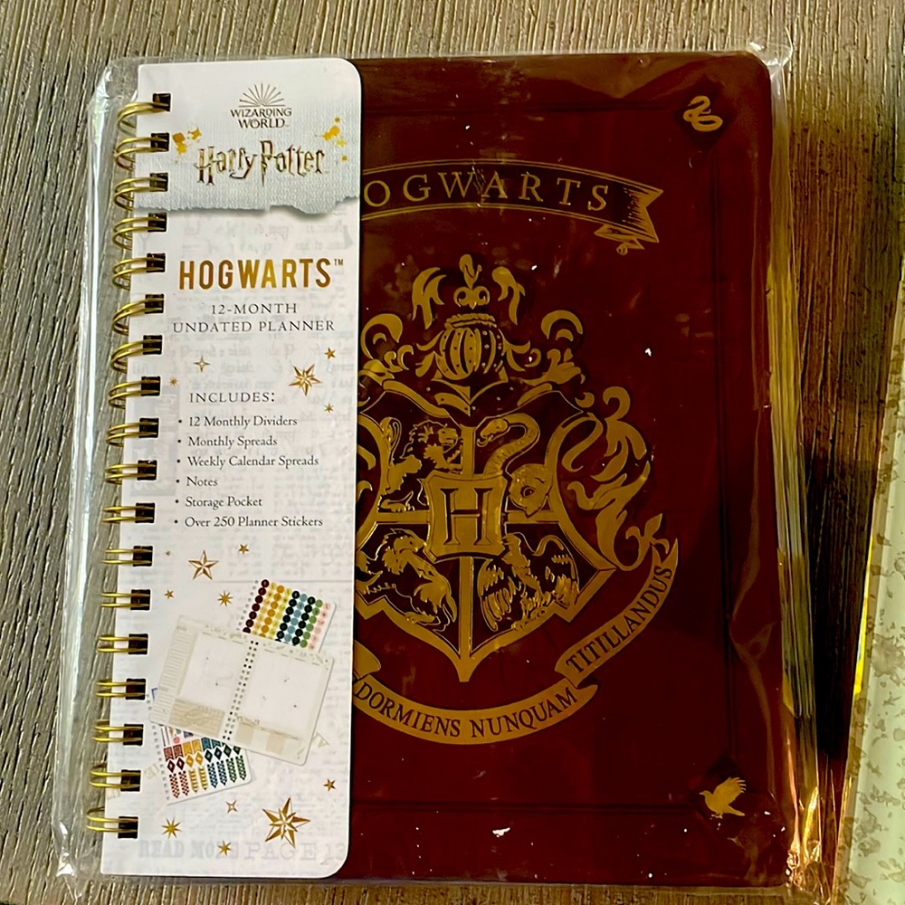 Harry Potter 12 month planner